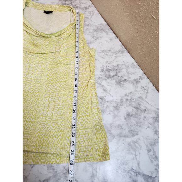 Mossimo Women's Lime Green Rayon Drape Neck‎ Tank Top Size XL - Picture 6 of 6